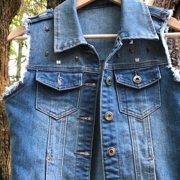 Denim jeans vest size S - Picture 3 of 3